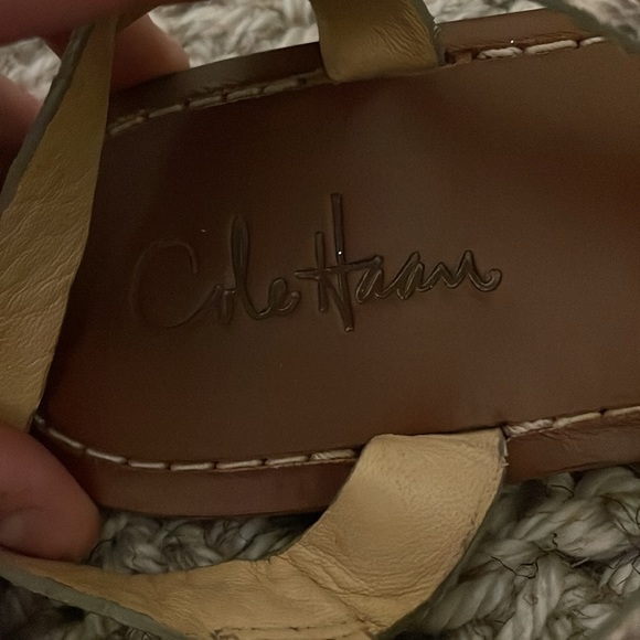 Cole Haan Snakeskin strappy leather sandals - Picture 4 of 6